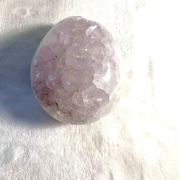 Amethyst Geode Crystal Egg